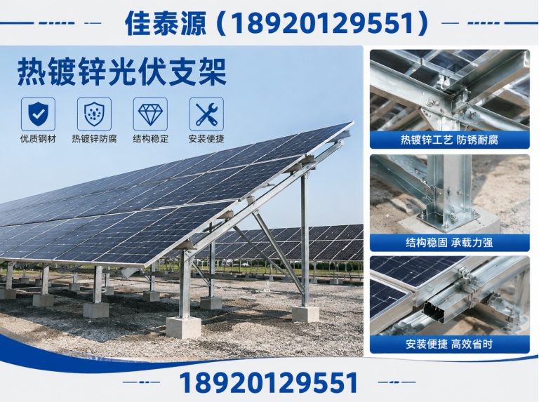 宁河区光伏支架解决方案展示图